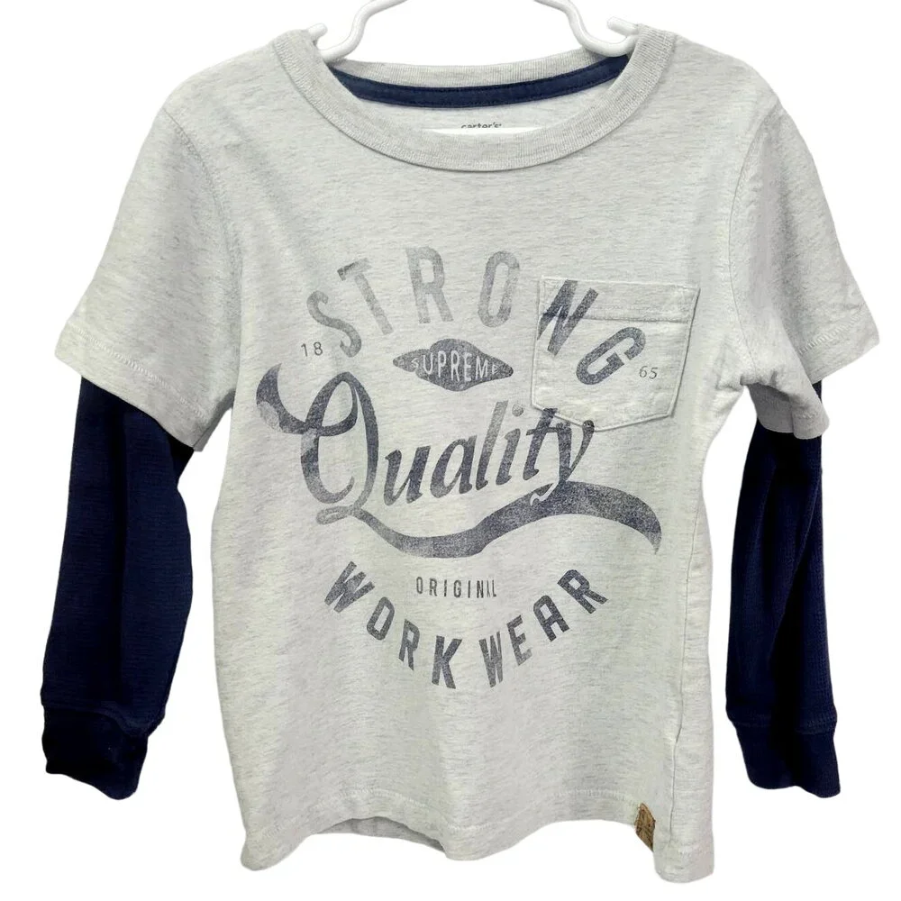 Carter's Long Sleeve Boy's Tee‎ Size 4T